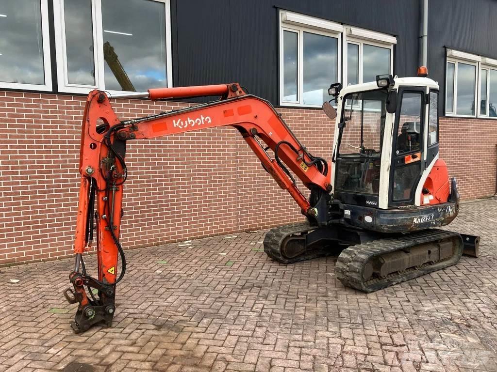 Kubota KX121-3 Mini ekskavatörler, 7 tona dek