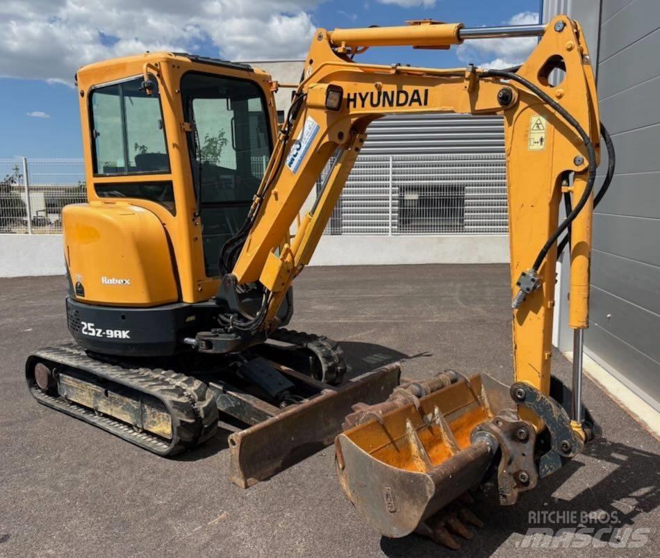 Hyundai R25Z-9 AK Mini ekskavatörler, 7 tona dek