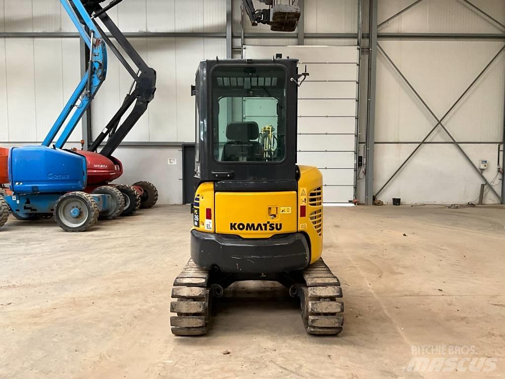 Komatsu PC 26 MR-3 Mini ekskavatörler, 7 tona dek