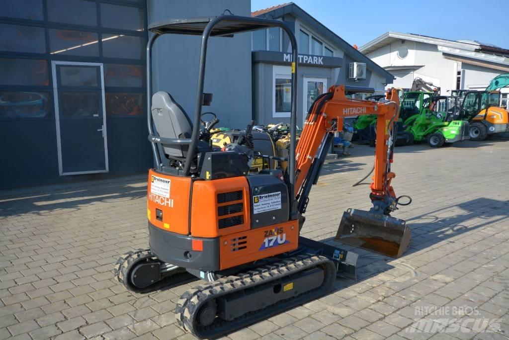 Hitachi ZX 17 U-6 Mini ekskavatörler, 7 tona dek