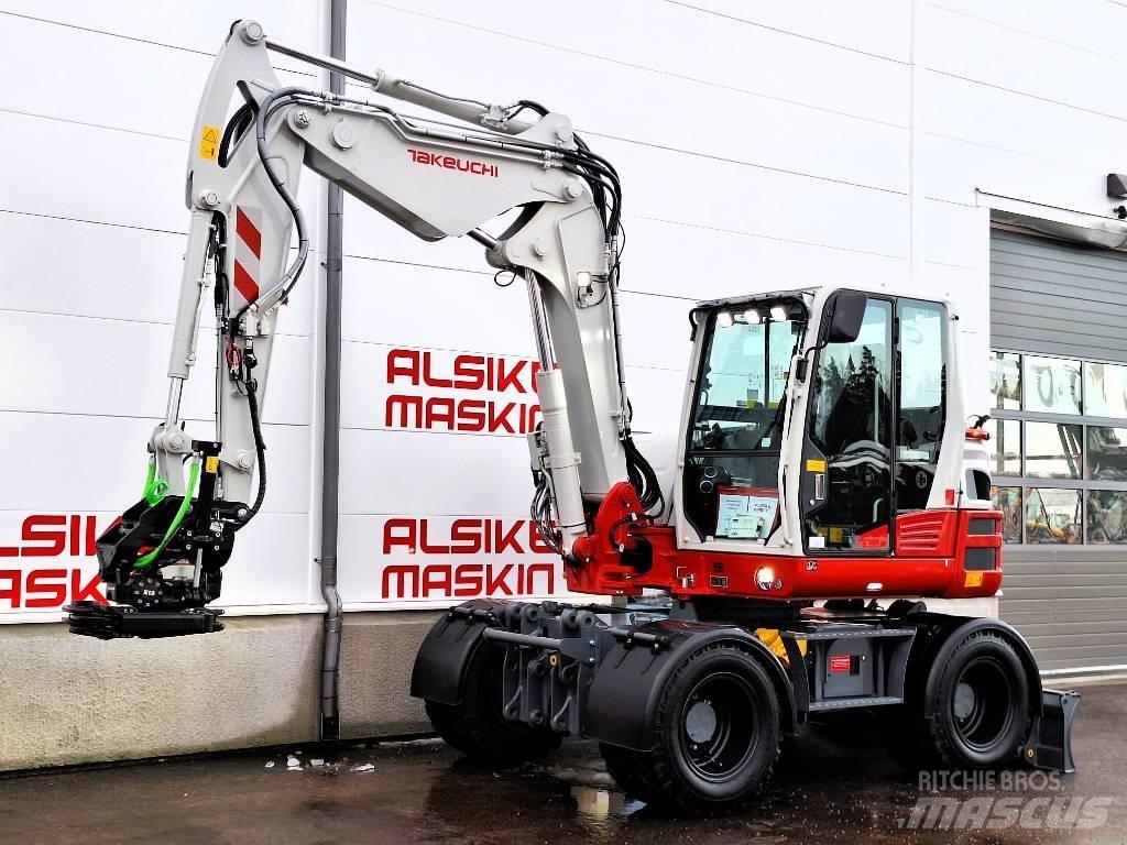 Takeuchi TB 395 W Lastik tekerli ekskavatörler