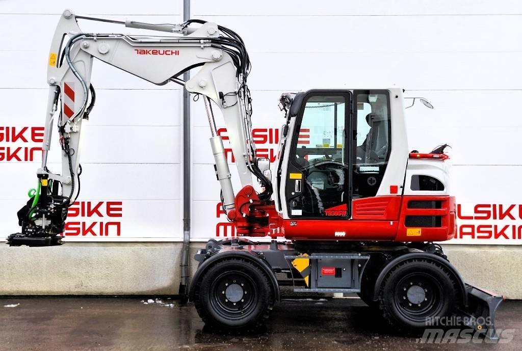 Takeuchi TB 395 W Lastik tekerli ekskavatörler
