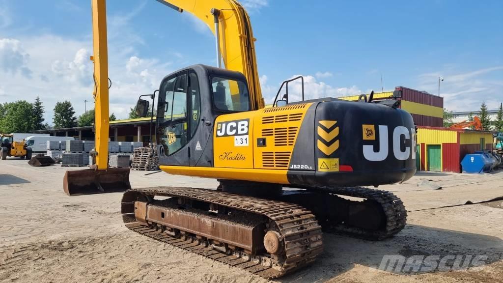 JCB JS220 EXTRA Long Paletli ekskavatörler