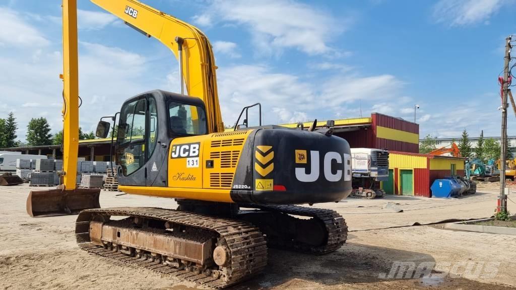 JCB JS220 EXTRA Long Paletli ekskavatörler