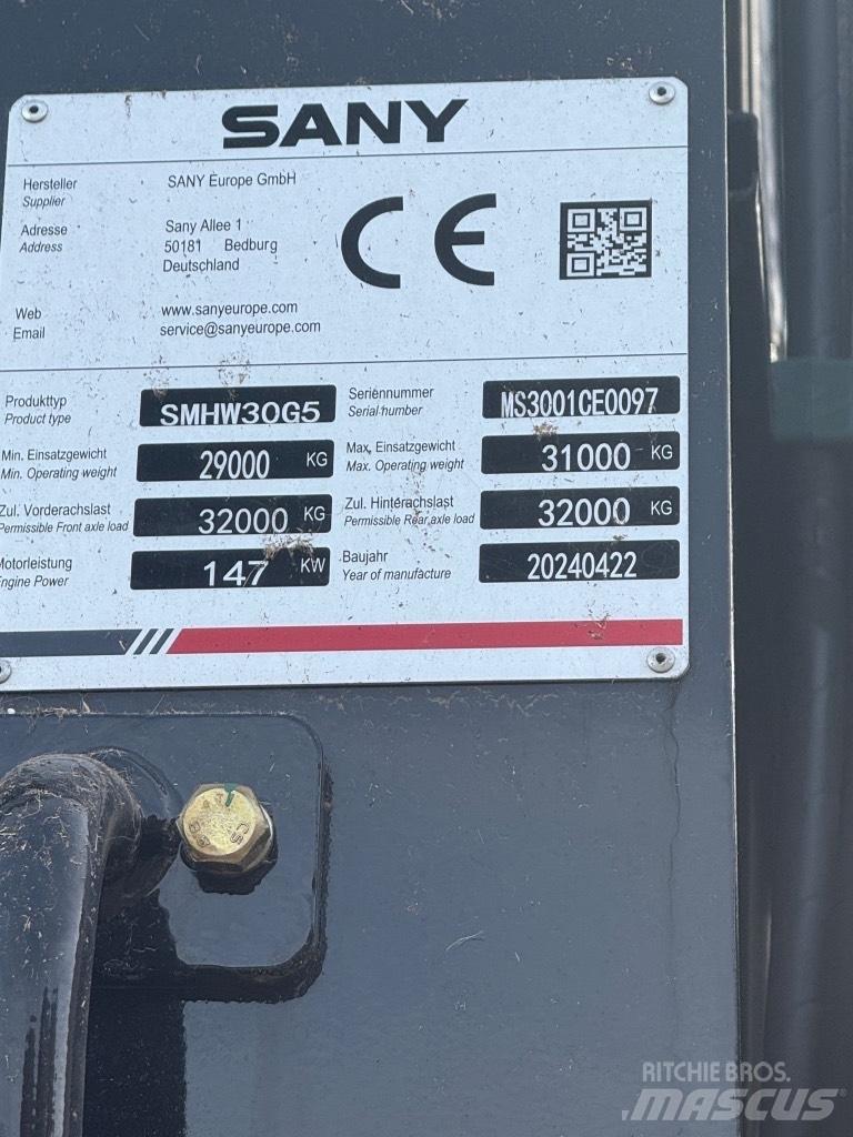 Sany SMHW 30 G5 Atık taşıma araçları