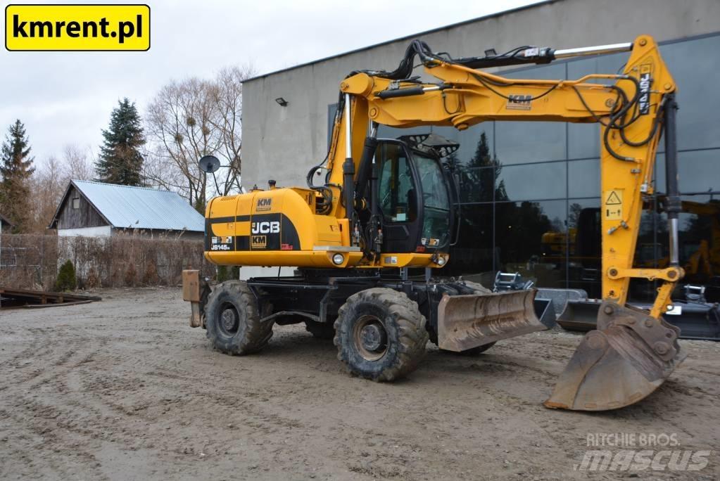 JCB JS 145 Lastik tekerli ekskavatörler