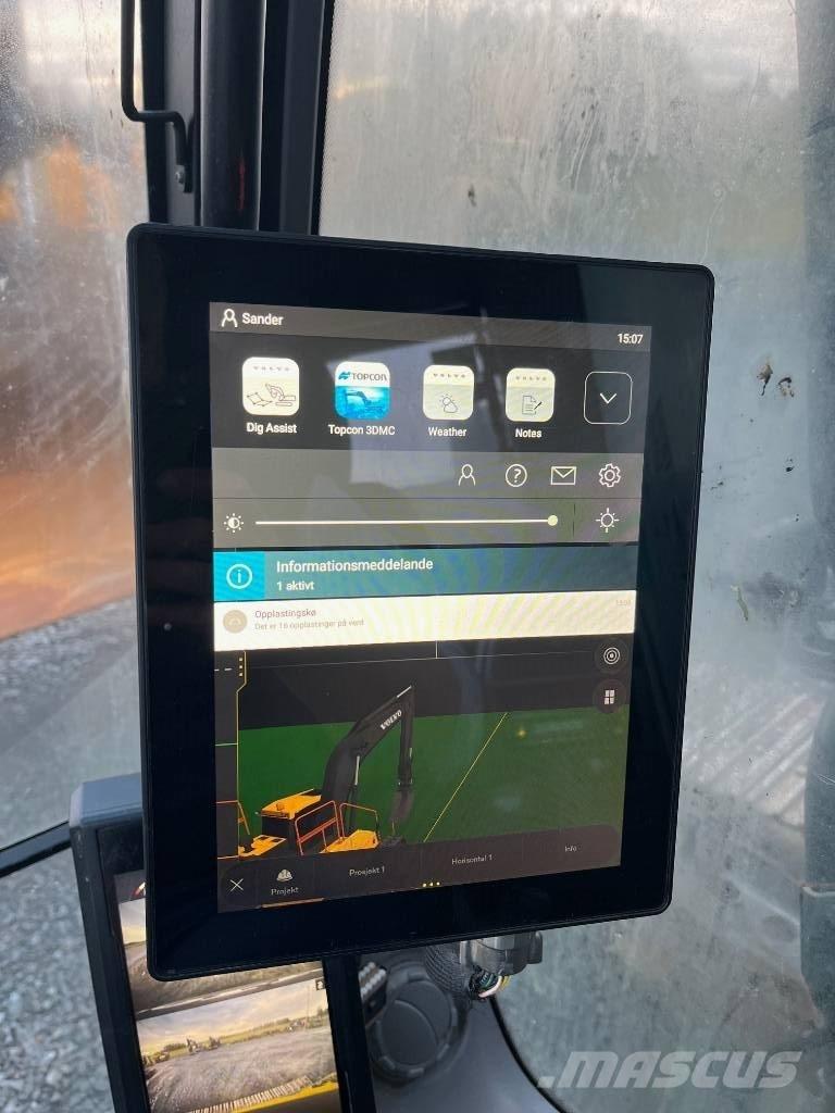 Volvo EC 250 EL Paletli ekskavatörler