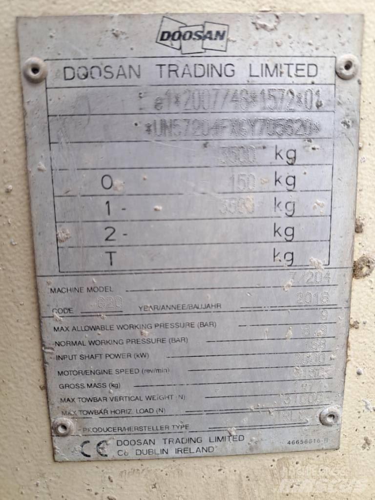 Doosan 7/204 Kompresörler