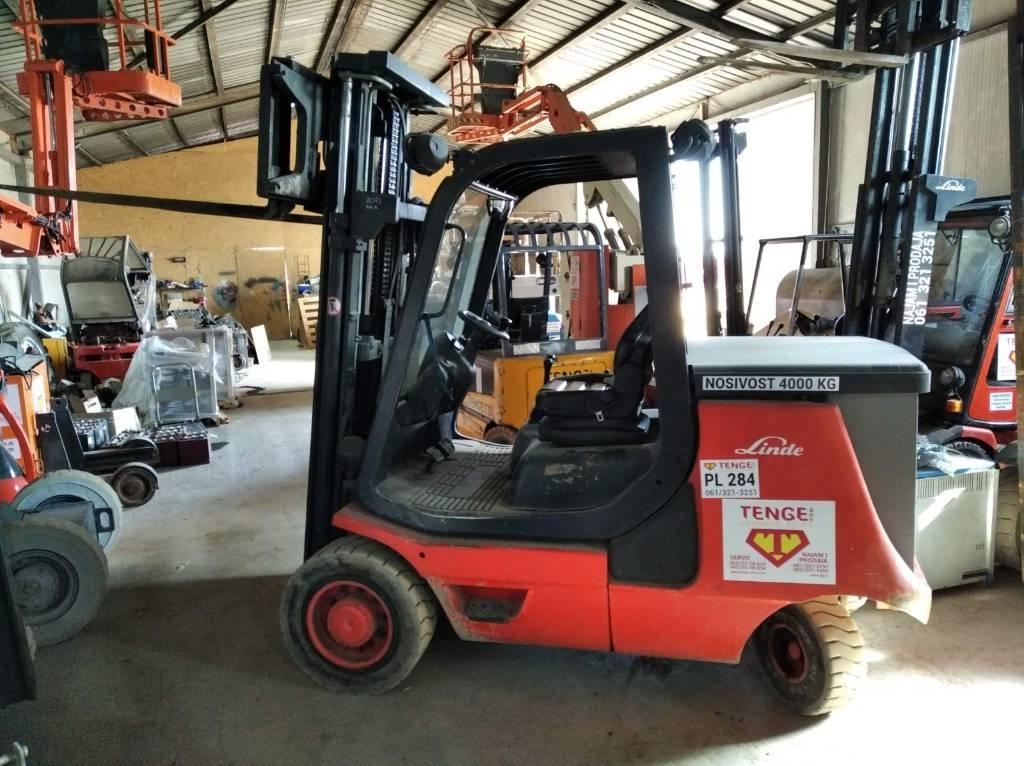 Linde E40P Elektrikli forkliftler