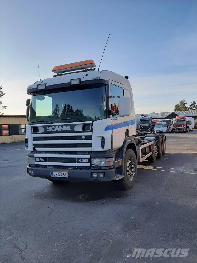 Scania P 124 Vinçli kamyonlar