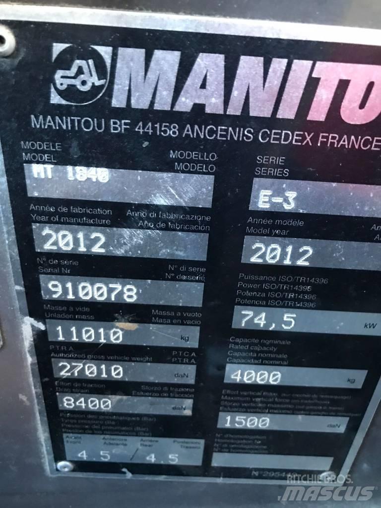 Manitou MT 1840 Teleskopik yükleyiciler