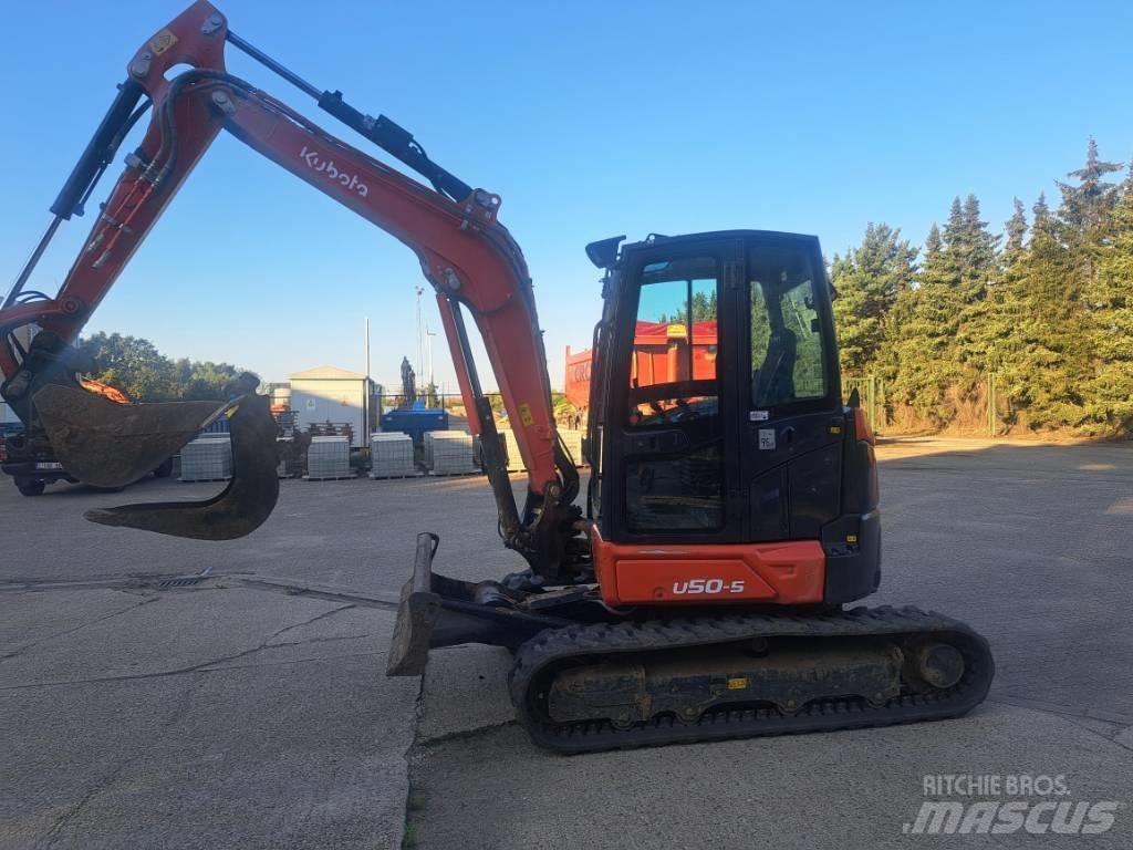 Kubota U 50 Mini ekskavatörler, 7 tona dek