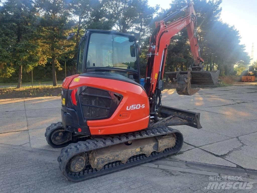 Kubota U 50 Mini ekskavatörler, 7 tona dek