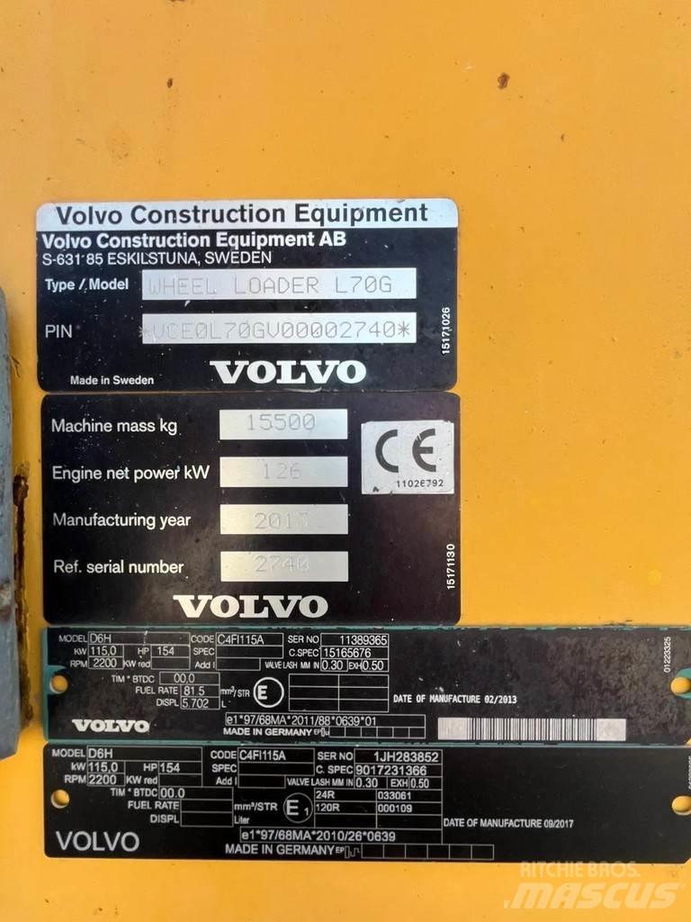 Volvo L70G Tekerlekli yükleyiciler
