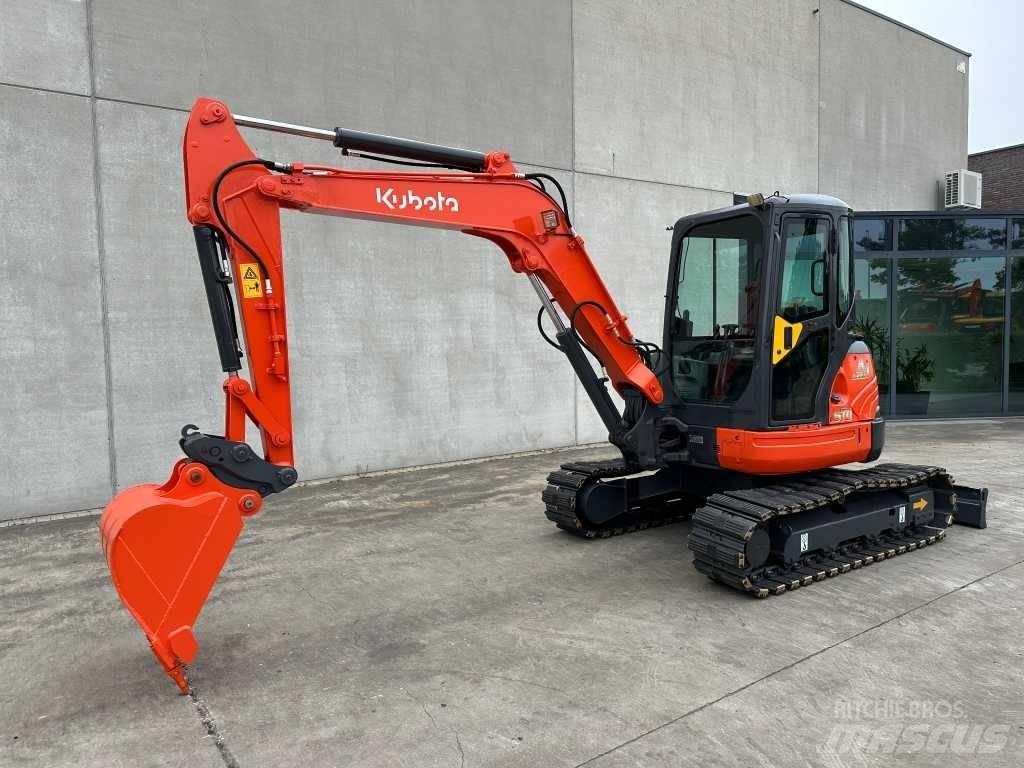 Kubota KX155-3 Mini ekskavatörler, 7 tona dek