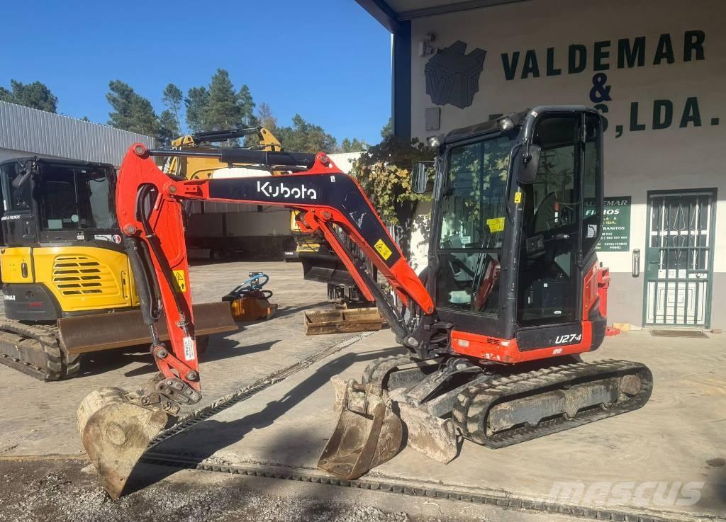 Kubota U 27 Mini ekskavatörler, 7 tona dek