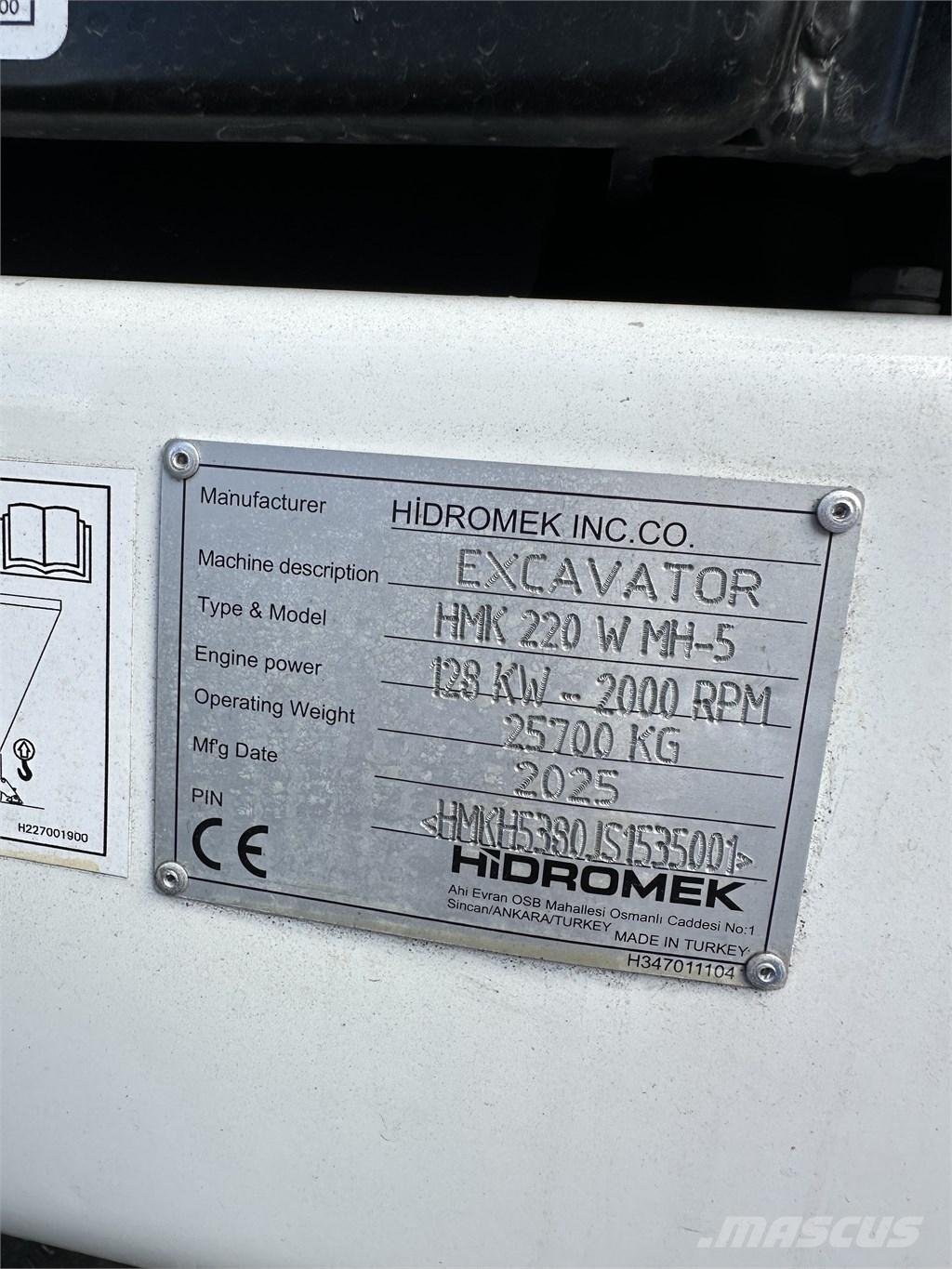 Hidromek 220W MH-5 Atık taşıma araçları