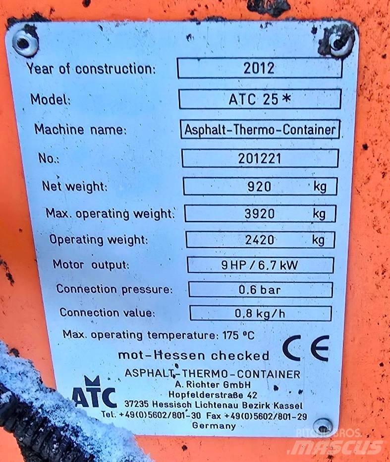 ATC 25 Asfalt tankerleri