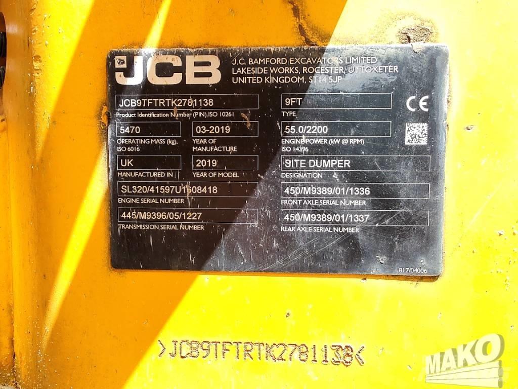 JCB 9TFT Belden kirma kamyonlar
