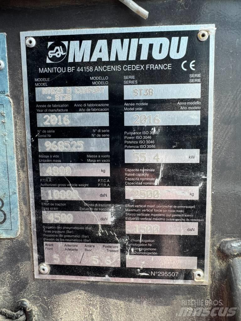 Manitou MT 625 H Teleskopik yükleyiciler