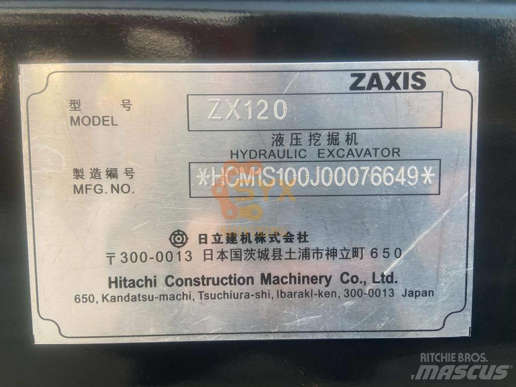 Hitachi ZX 120 Paletli ekskavatörler