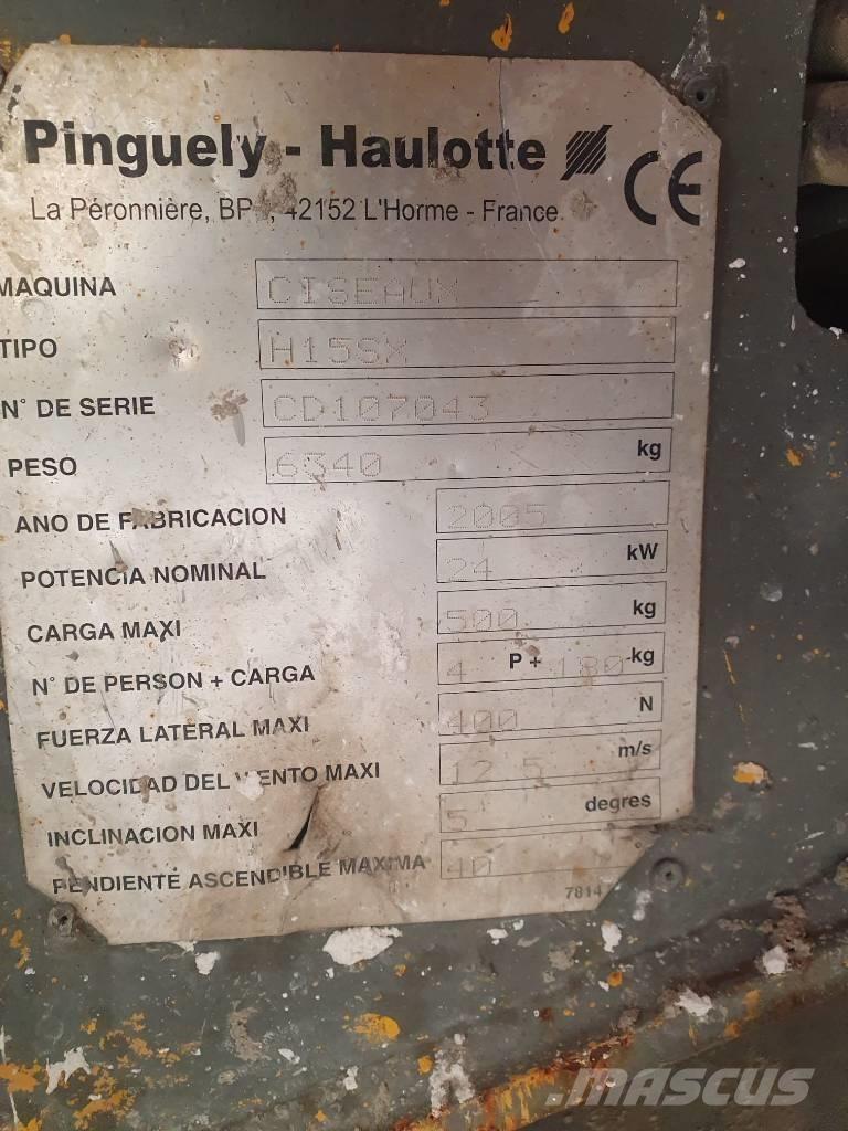 Haulotte H 15 SX Makasli platformlar