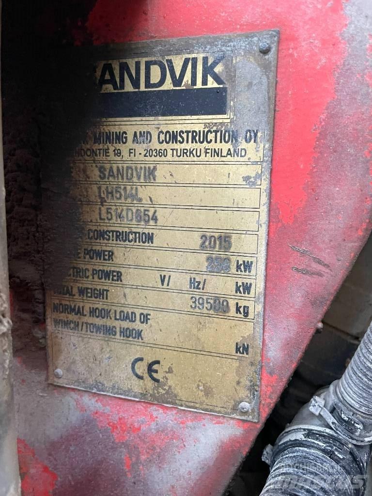 Sandvik LH 514 Yer Altı Yükleyicileri