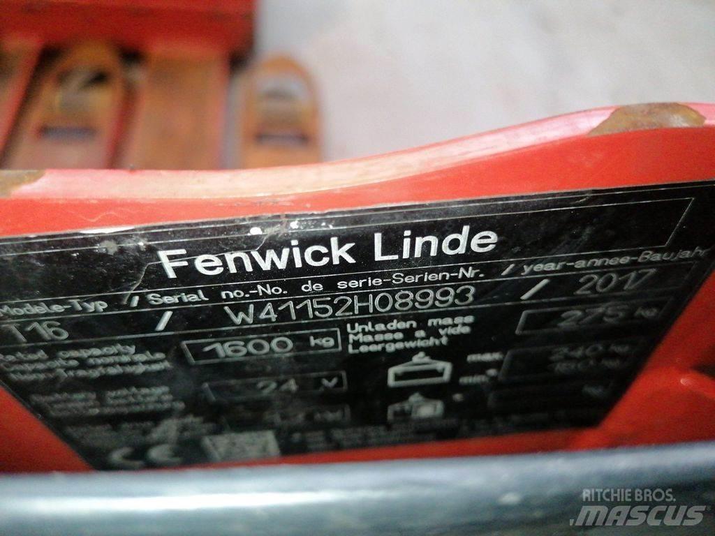 Linde T16 Düsük seviye kaldirici