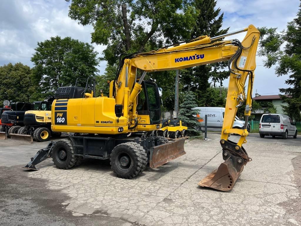 Komatsu PW 160-11 Lastik tekerli ekskavatörler