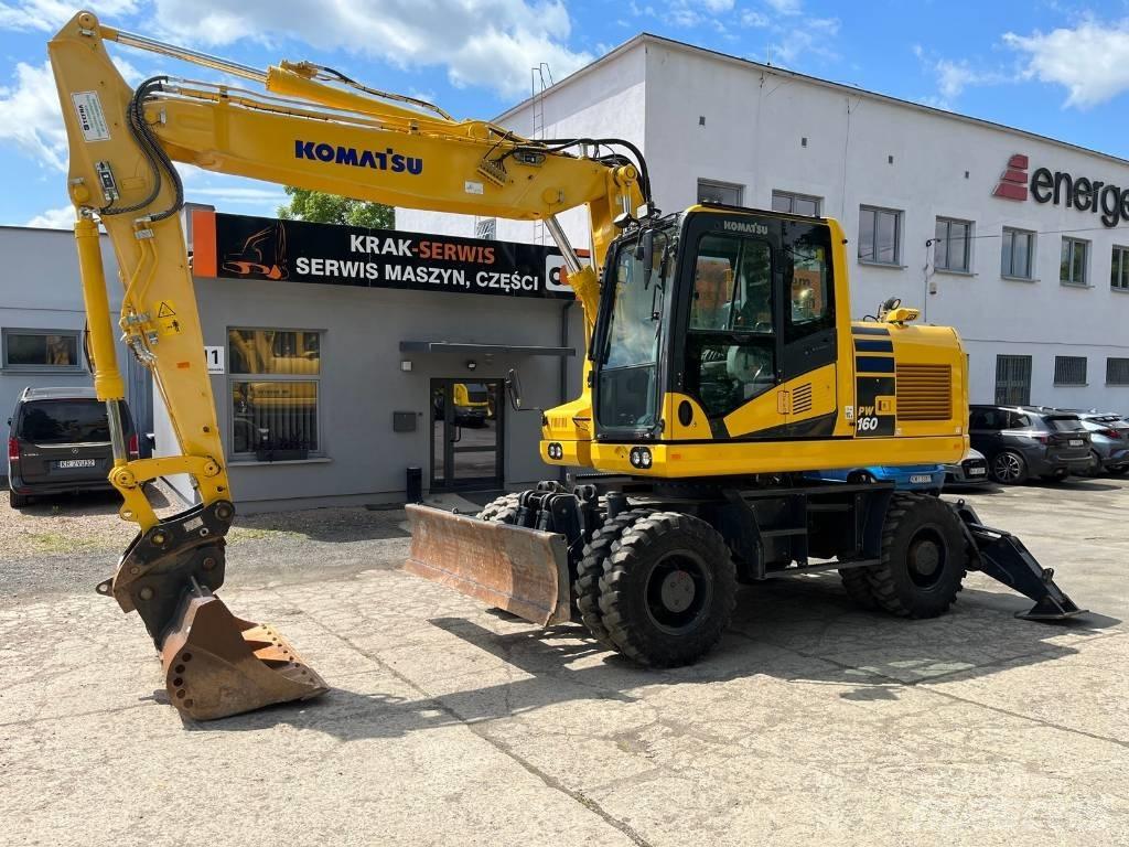 Komatsu PW 160-11 Lastik tekerli ekskavatörler