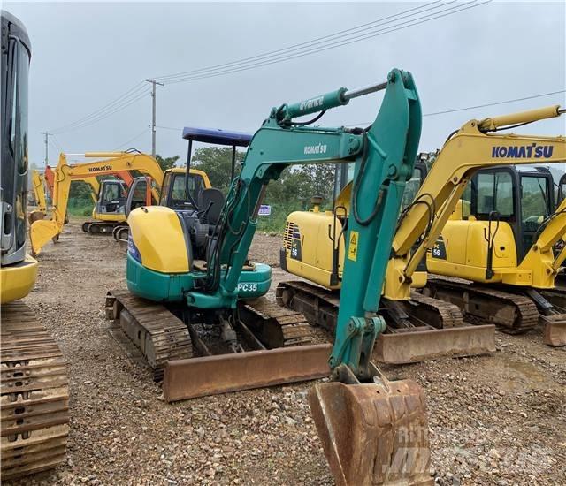Komatsu PC35MR-1 Mini ekskavatörler, 7 tona dek