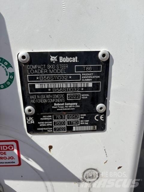 Bobcat T 86 Skid steer loderler