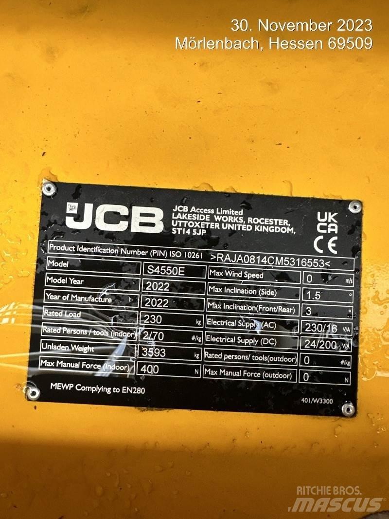 JCB S4550E Makasli platformlar