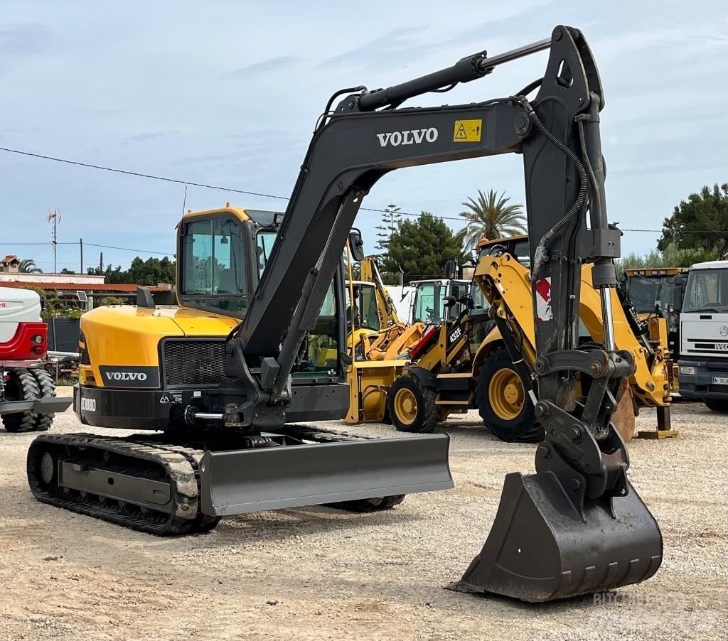 Volvo ECR 88 Mini ekskavatörler, 7 tona dek
