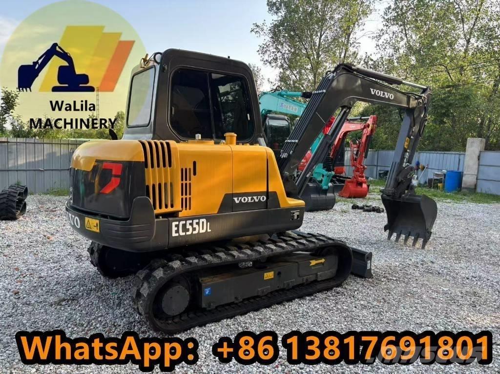Volvo EC 55D Mini ekskavatörler, 7 tona dek