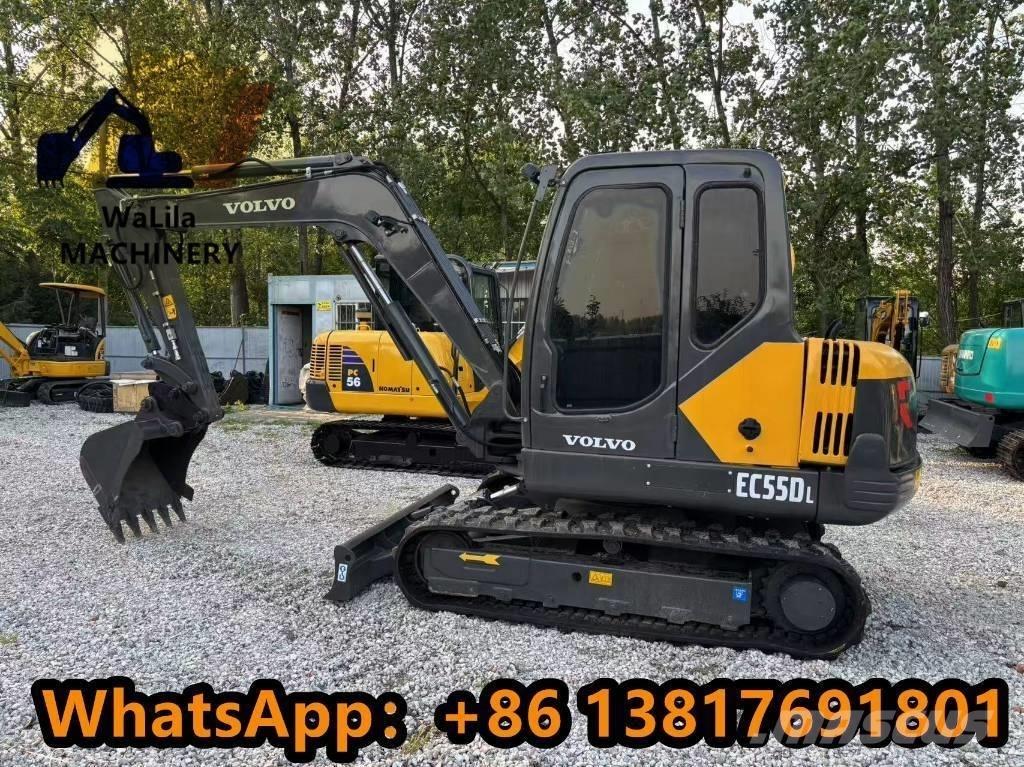 Volvo EC 55D Mini ekskavatörler, 7 tona dek