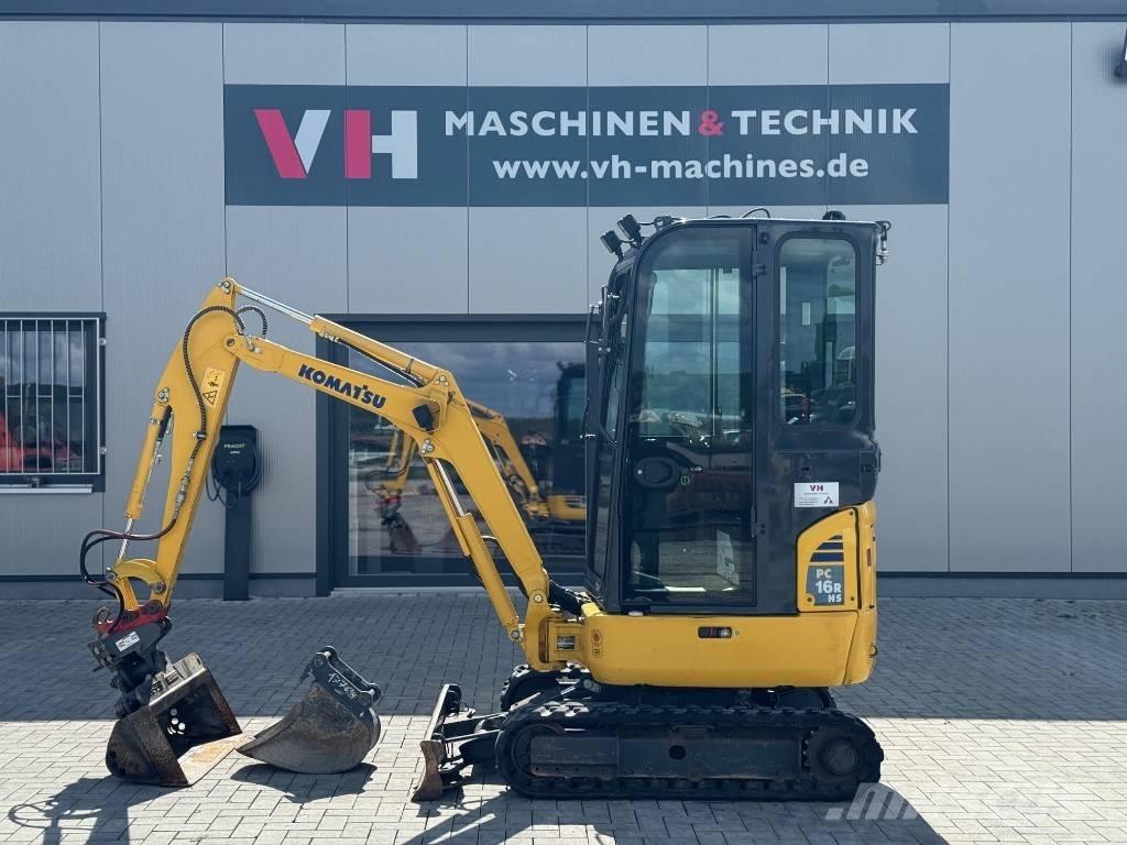 Komatsu PC 16 R-3HS Mini ekskavatörler, 7 tona dek