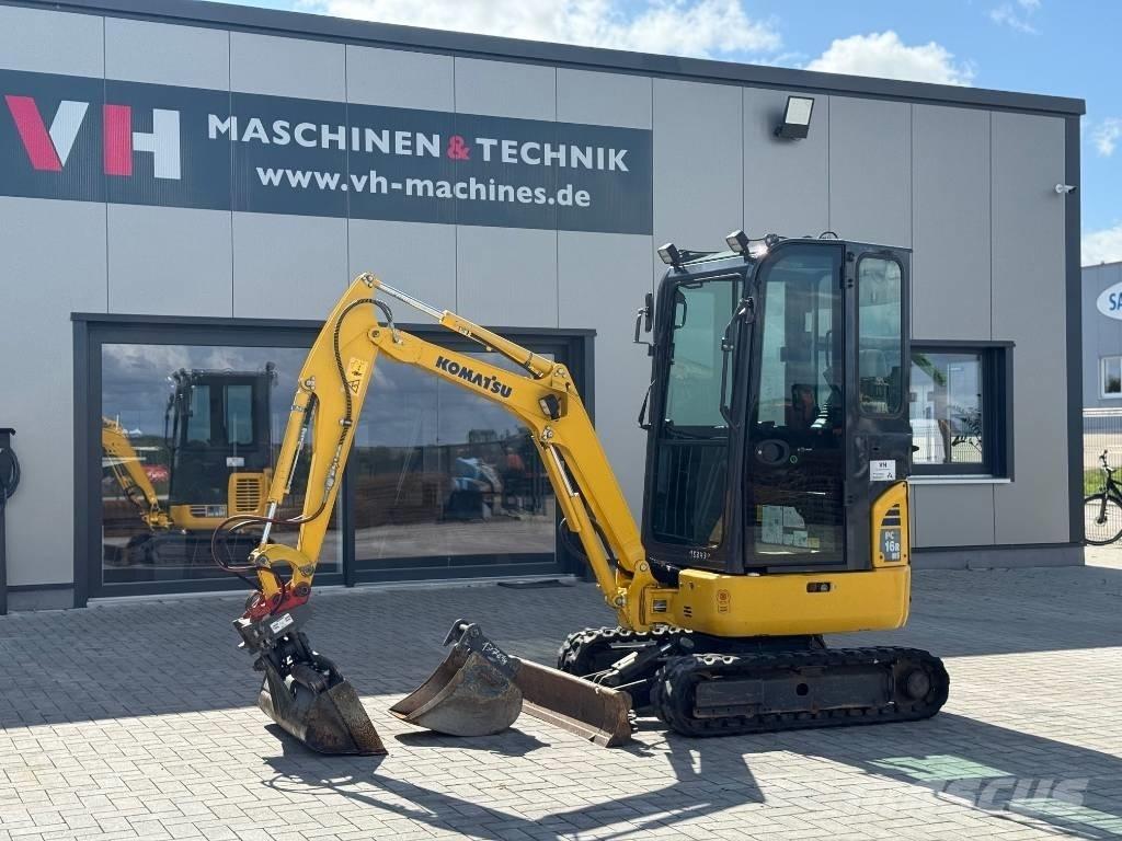 Komatsu PC 16 R-3HS Mini ekskavatörler, 7 tona dek