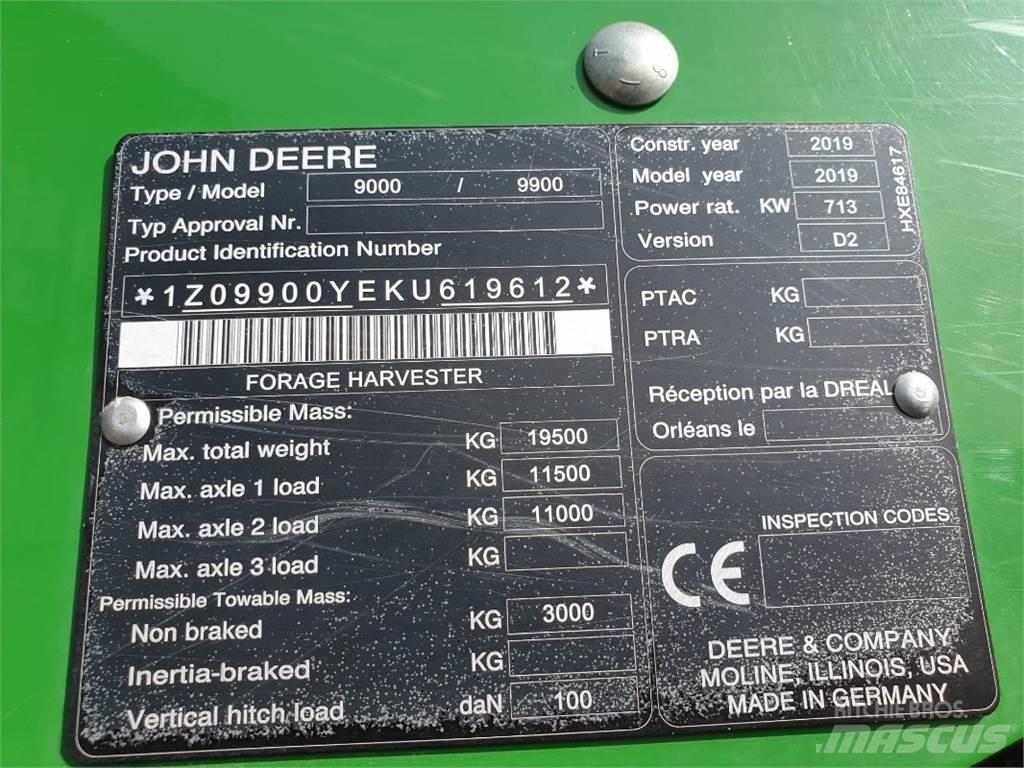 John Deere 9900 Silaj makinasi