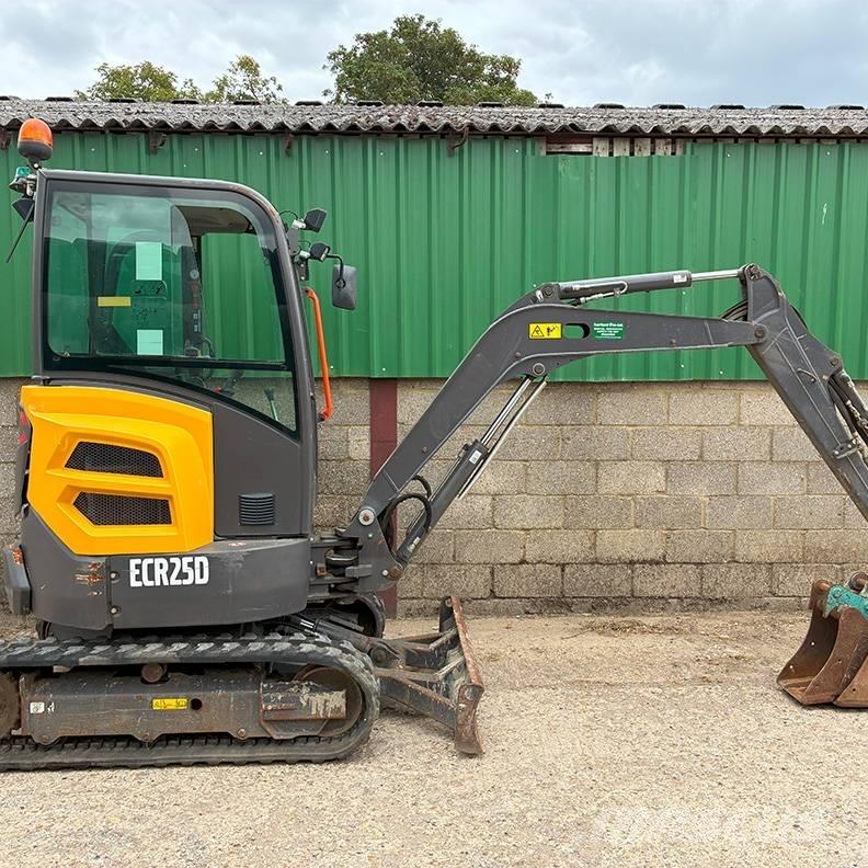Volvo ECR25D Mini ekskavatörler, 7 tona dek