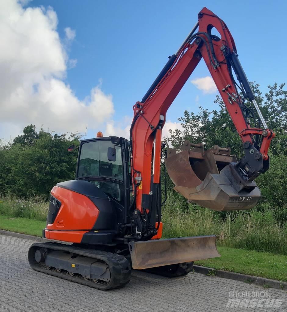 Kubota KX060-5 Mini ekskavatörler, 7 tona dek