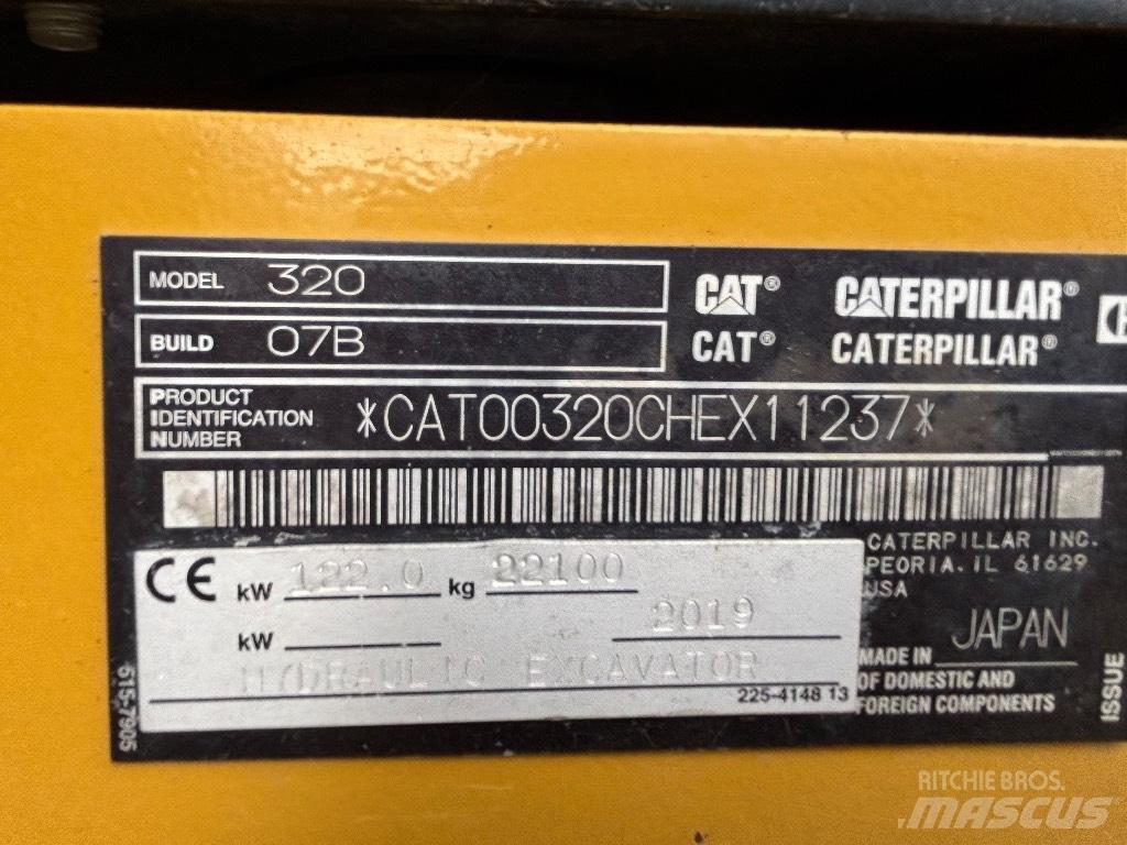 CAT 320 Paletli ekskavatörler