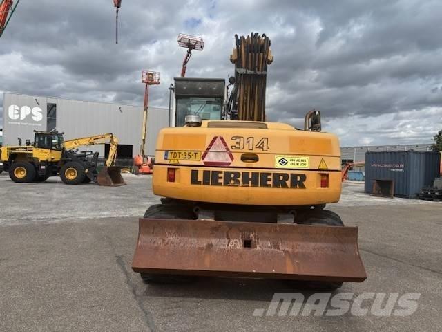 Liebherr A 314 Lastik tekerli ekskavatörler