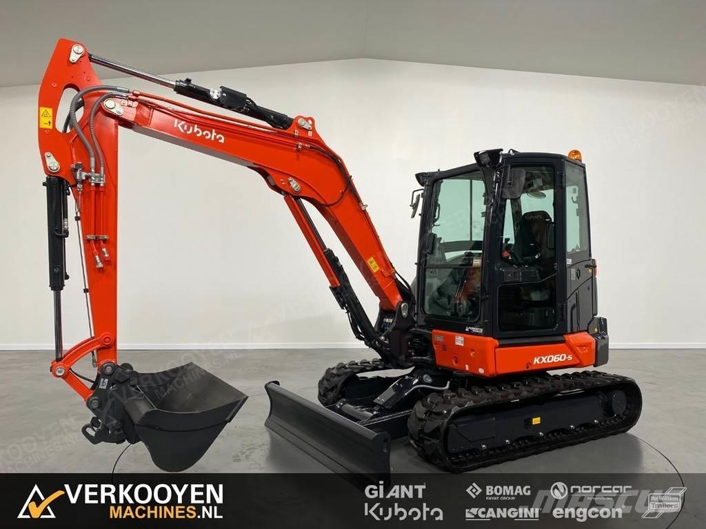 Kubota KX060-5 Mini ekskavatörler, 7 tona dek