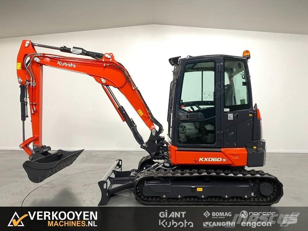 Kubota KX060-5 Mini ekskavatörler, 7 tona dek