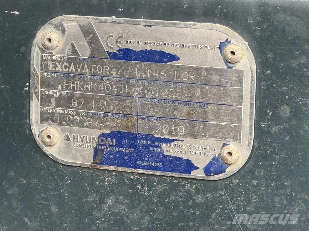 Hyundai HX 145 LCR Paletli ekskavatörler