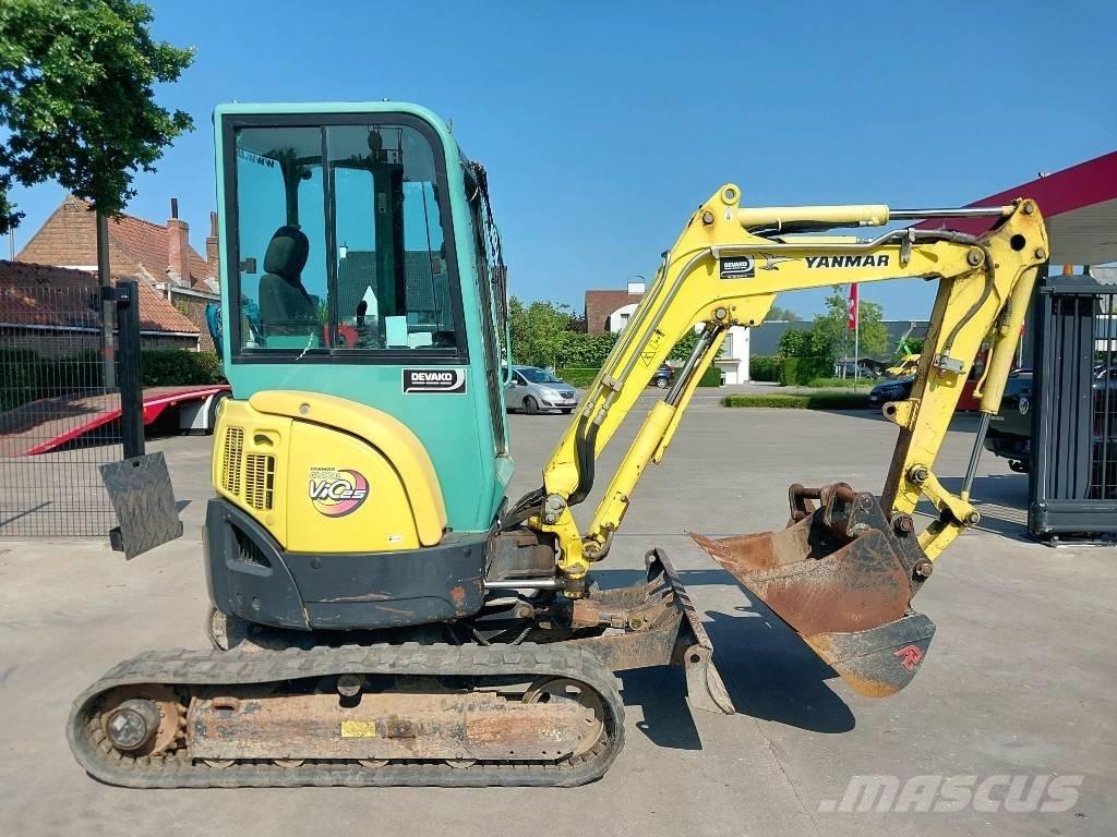Yanmar Vio 25-4 Mini ekskavatörler, 7 tona dek