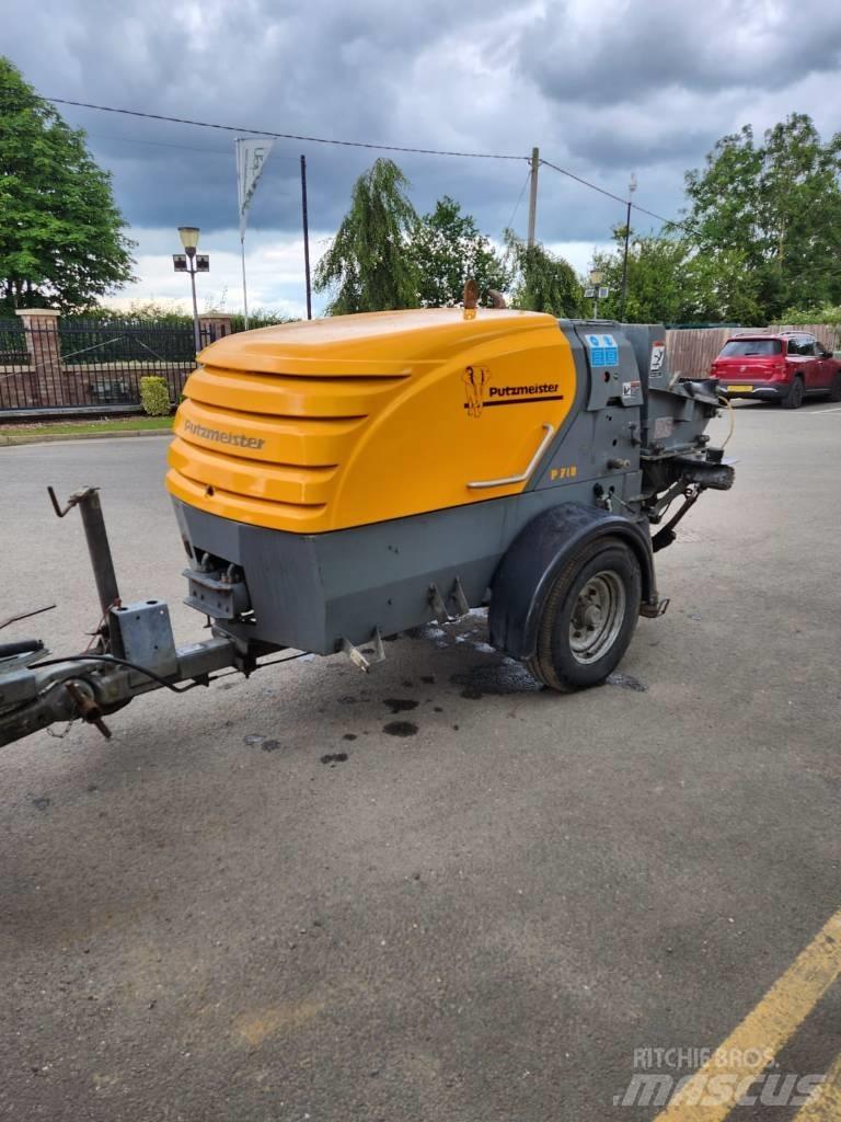 Putzmeister P 718 Şap pompaları
