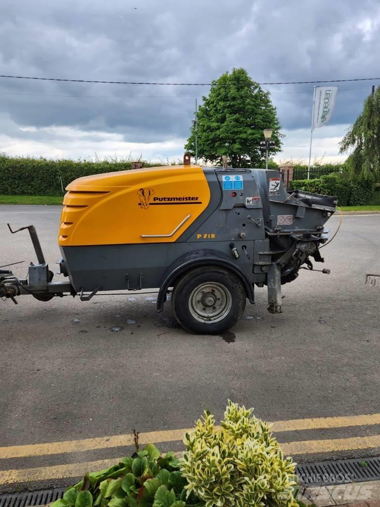 Putzmeister P 718 Şap pompaları