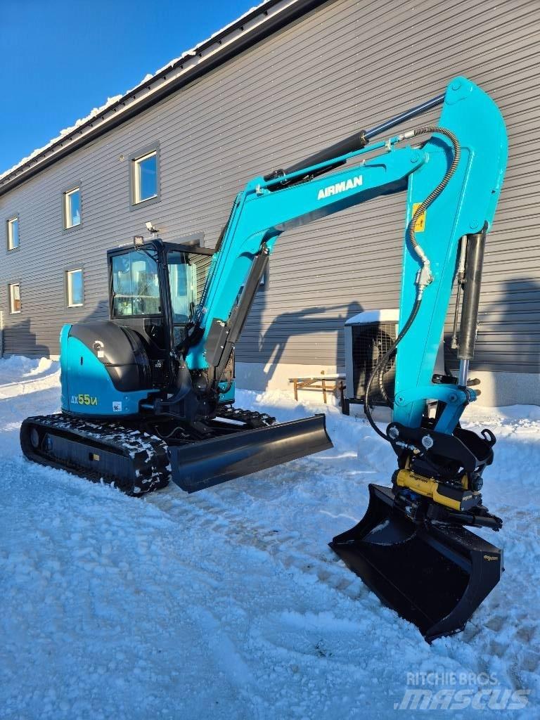 Airman AX55U-7 Mini ekskavatörler, 7 tona dek